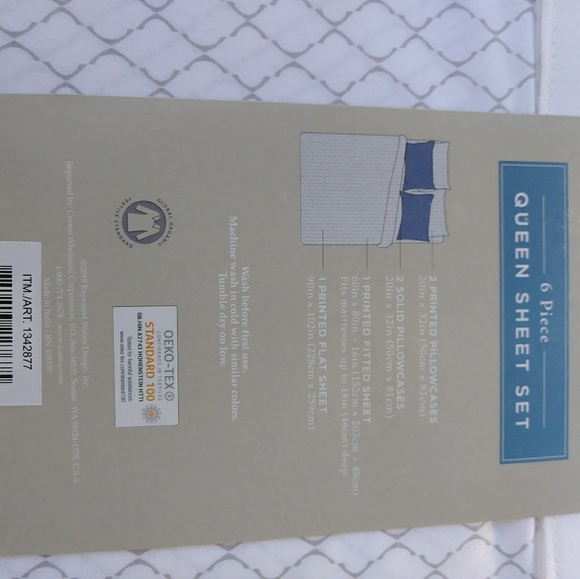 raymond waites Bedding Raymond Waites Queen Sz Organic Cotton Sheet